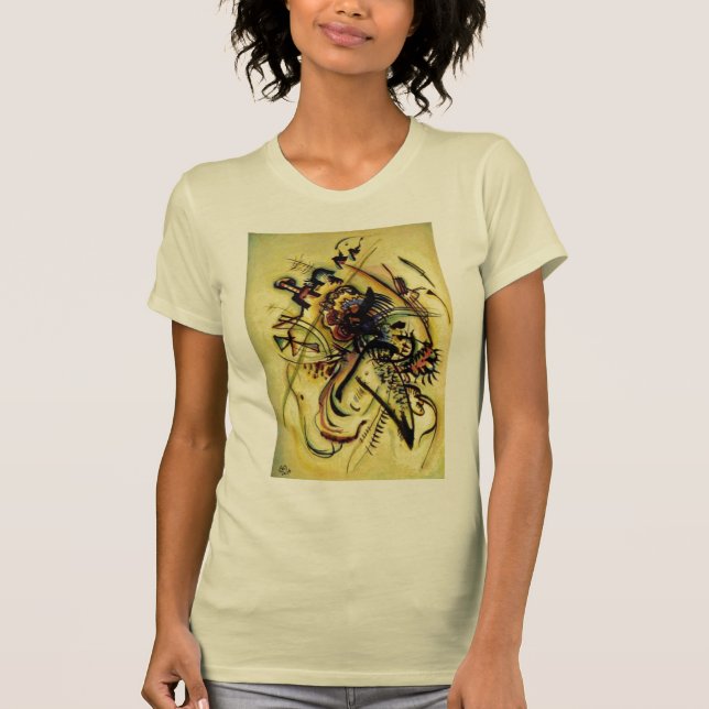 T-shirt À la voix inconnue de Kandinsky (Devant)