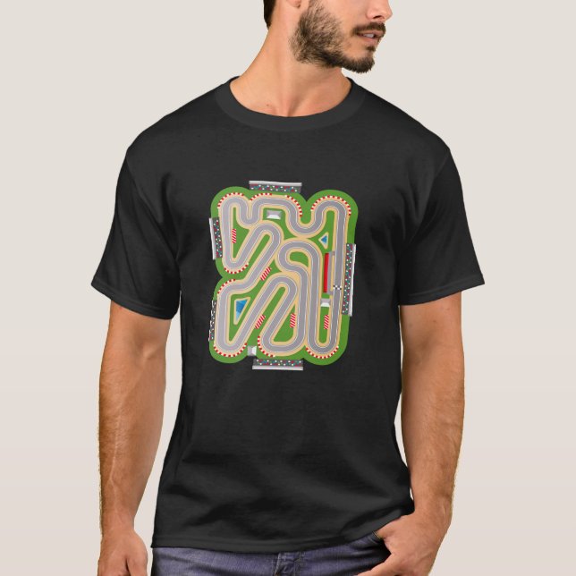 T-shirt À L'ARRIÈRE Jouer aux voitures sur le dos de papa  (Devant)