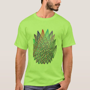 T-shirt à l'art géométrique abstrait en ligne