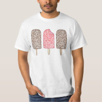 T-shirt à l'éclair de chocolat et de fraise