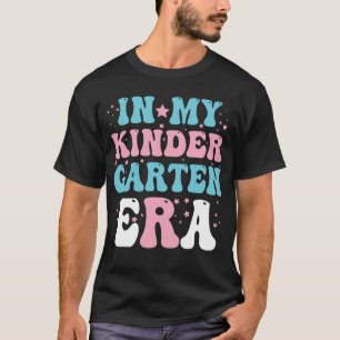 T-shirt À l'époque de ma maternelle Groovy Retour à l'écol