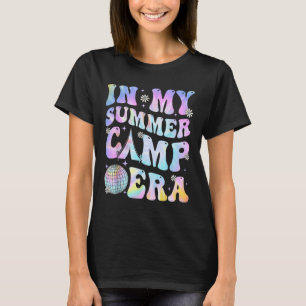 T-shirt À l'époque de mon camp d'été Tie Dye de camping De
