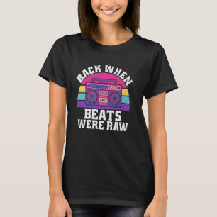 T-shirt À l'époque où les rythmes étaient bruts 90s Hip Ho