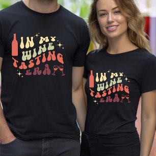T-shirt À l'ère de la dégustation de vin Texte personnalis
