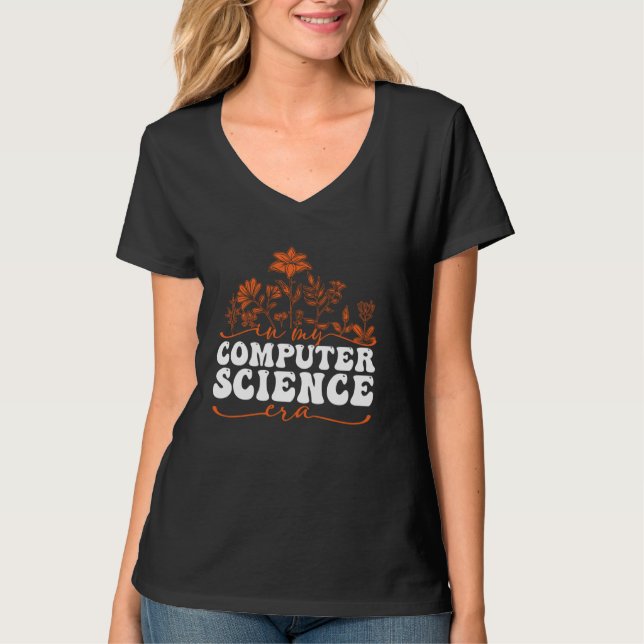 T-shirt À l'ère de l'informatique (Devant)