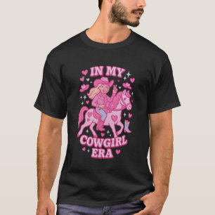 T-shirt À l'ère de ma cowgirl Enfants Mignon Rose Fille We