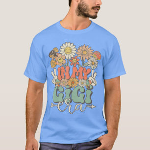 T-shirt À l'ère de ma Gigi Floral Hippie Groovy Rétro Asso