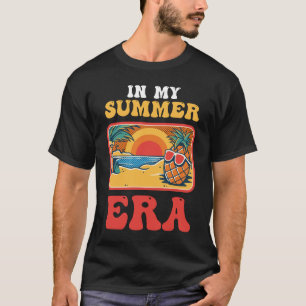 T-shirt À l'ère de mon été Groovy Dernier Jour d'école Ens