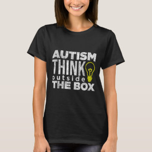 T-shirt À L'Extérieur De La Boîte Autistic Kids Sensibilis