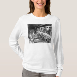 T-shirt À l'intérieur du moulin de timbre d'or de Terra