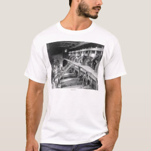 T-shirt À l'intérieur du moulin de timbre d'or de Terra