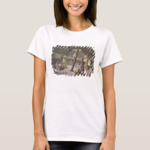 T-shirt À l'intérieur d'une maison en Alaska (gravure de