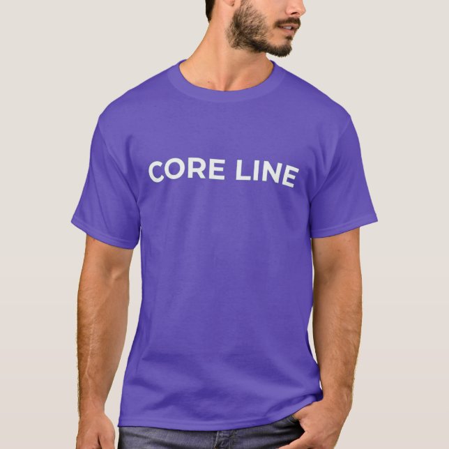 T-shirt à logo minimal Core Line (Devant)