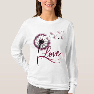T-shirt à longue traîne, Tee florale