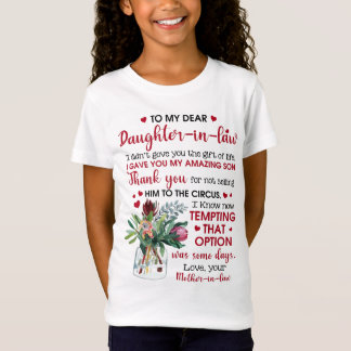 T-Shirt À ma chère fille en droit