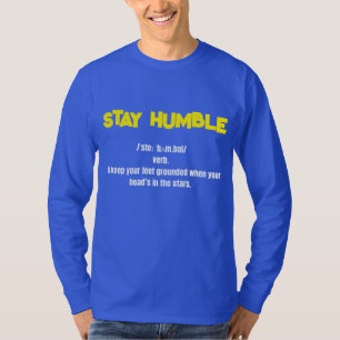 T-shirt à manches complètes Stay Humble