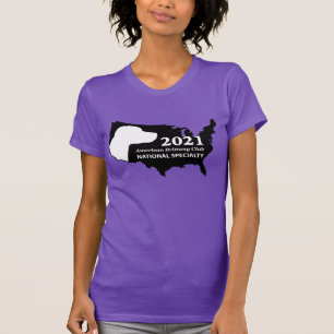 T-shirt à manches courtes ABC 2021 pour femmes