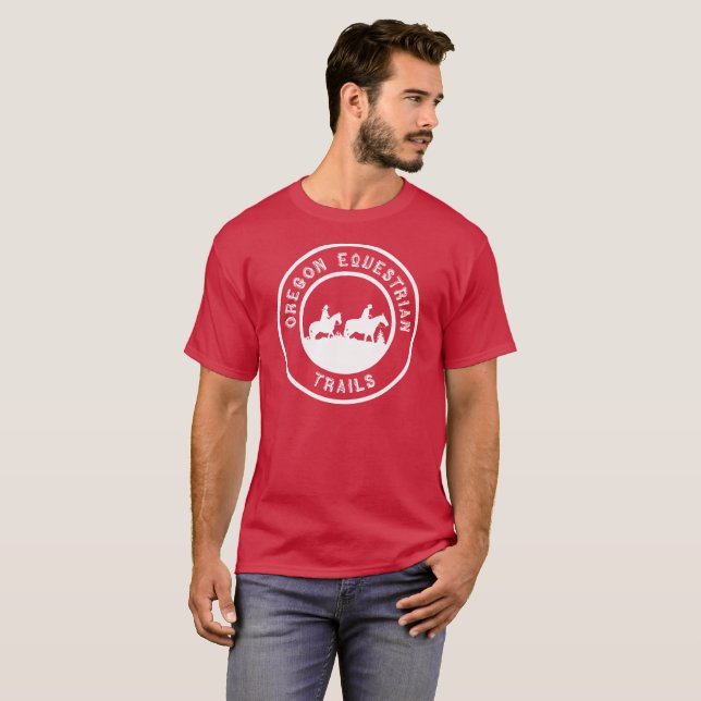 T-shirt à manches courtes avec le grand logo blanc (Devant entier)