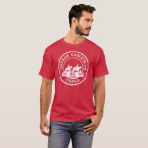 T-shirt à manches courtes avec le grand logo blanc