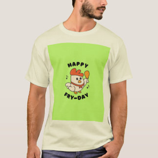 T-shirt à manches courtes avec un petit poulet mig