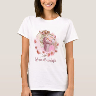 T-shirt à manches courtes avec une belle poupée im