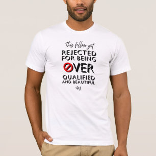 T-shirt à manches courtes : sur qualifié (blanc)