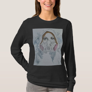 T-shirt à manches longues, art non transparent