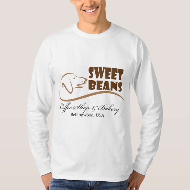 T-shirt à manches longues aux haricots sucrés (Devant)
