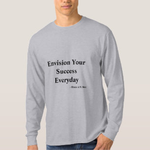 T-Shirt à manches longues avec citations inspirant