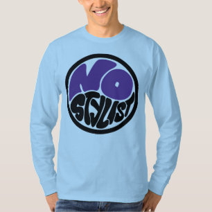T-Shirt à manches longues avec emblème double purp