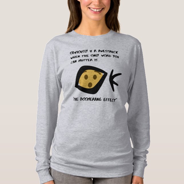 T-shirt à manches longues - 'Awestruck' Boomerangé (Devant)