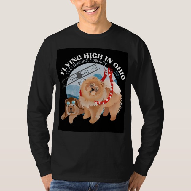 T-shirt à manches longues - couleur foncée (Devant)