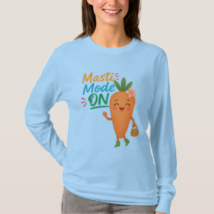 T-shirt à manches longues Cute Carrot Masti Mode O