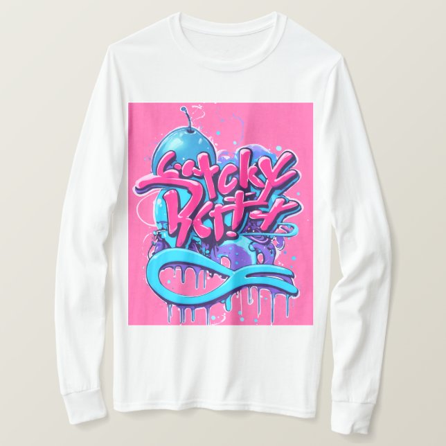 T-shirt à manches longues de base (Design devant)