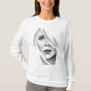 T-shirt à manches longues de base Elizabeth olsen