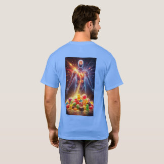 t-shirt à manches longues de couleur claire et cor
