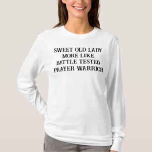 T-shirt à manches longues du guerrier de prière