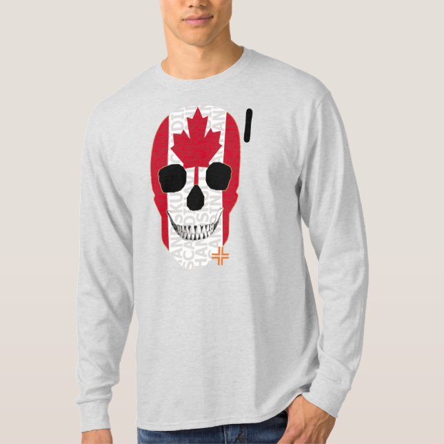 T-shirt à manches longues HANDSKULL Canada B2 (Devant)