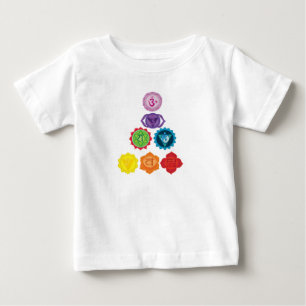 T-shirt à manches longues pour bébé Chakra Yoga