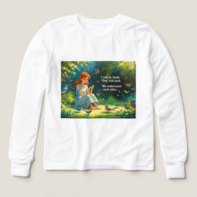 T-shirt à manches longues pour enfants (Motif recto)
