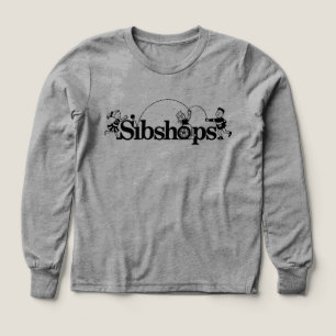 T-shirt à manches longues pour enfants avec logo n