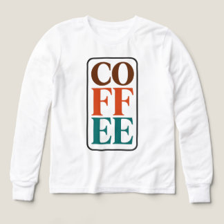 T-shirt à manches longues pour enfants COFFEE Cade