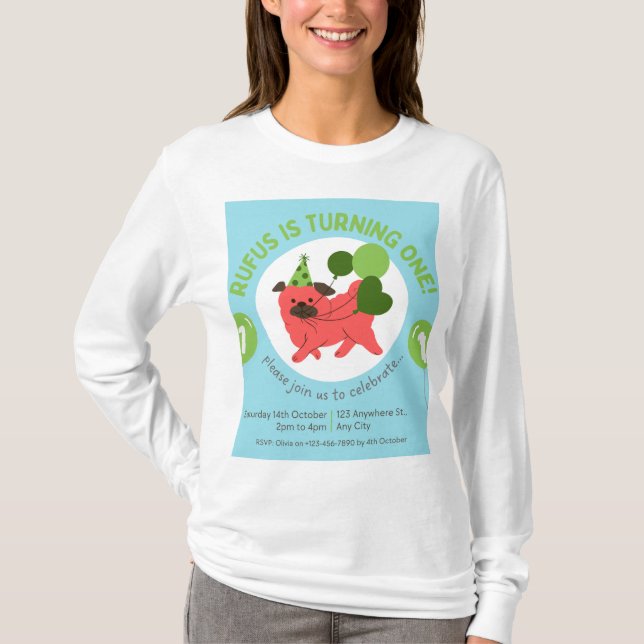 T-shirt à manches longues pour femmes (Devant)