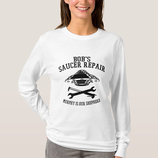 t-shirt à manches longues pour femmes avec logo BS (Devant)