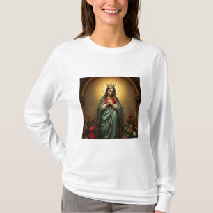 T-shirt à manches longues pour femmes catholiques