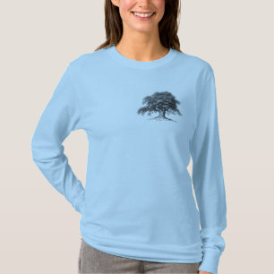 T-shirt à manches longues pour femmes en chêne