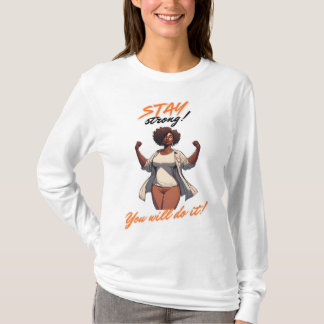 T-shirt à manches longues pour femmes inspirantes.