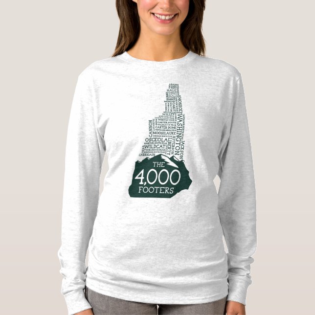 T-shirt à manches longues pour femmes NH 4000 pied (Devant)