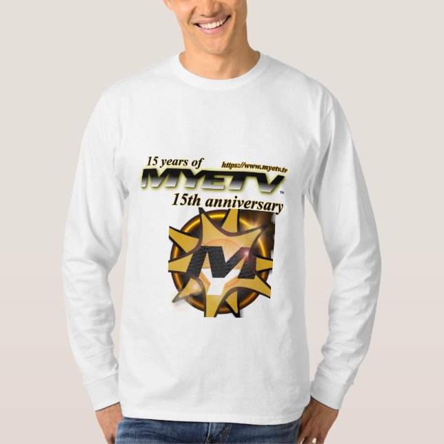 T-shirt à manches longues pour hommes de MYETV - 1 (Devant)
