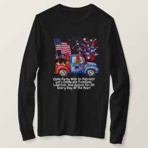 T-Shirt à manches longues pour la parade patriotiq